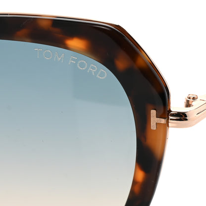 Tom Ford Acetate Metal Kenyan Sunglasses TF792 Havana 7 of 7