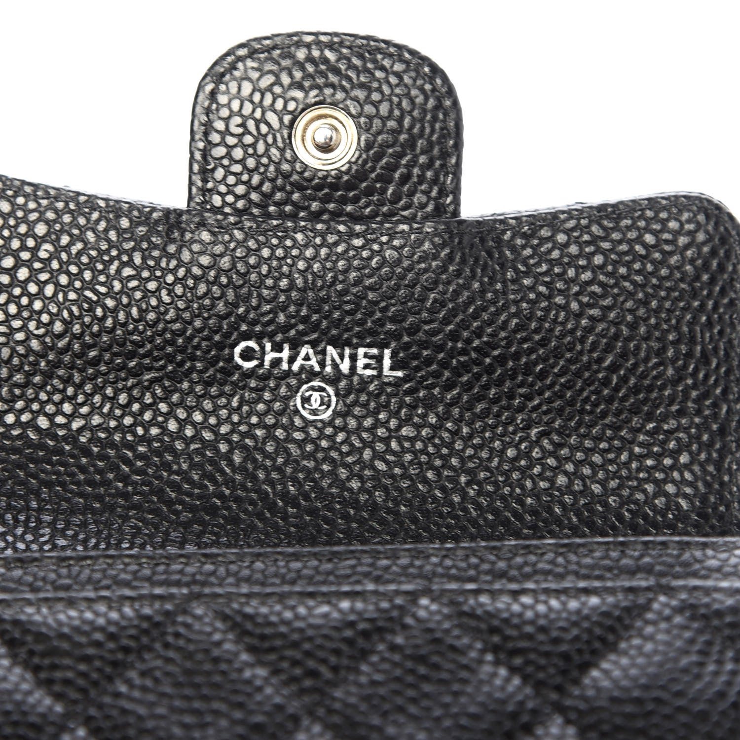 Chanel Caviar Quilted Flap Card Holder Black 6 of 9