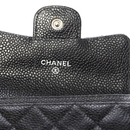 Chanel Caviar Quilted Flap Card Holder Black 6 of 9