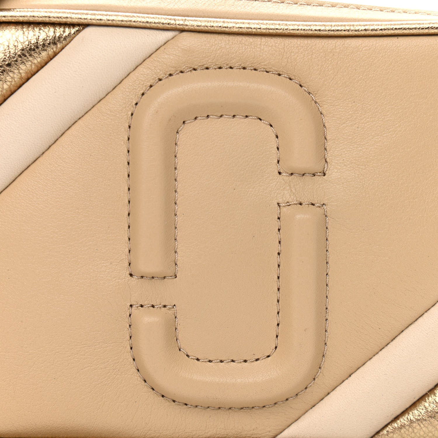 Marc Jacobs Calfskin Quilted The Moto Shot 21 Bag Curds Whey 9 of 11