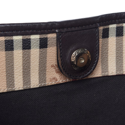 Burberry Haymarket Check Small Canterbury Tote Black 8 of 19