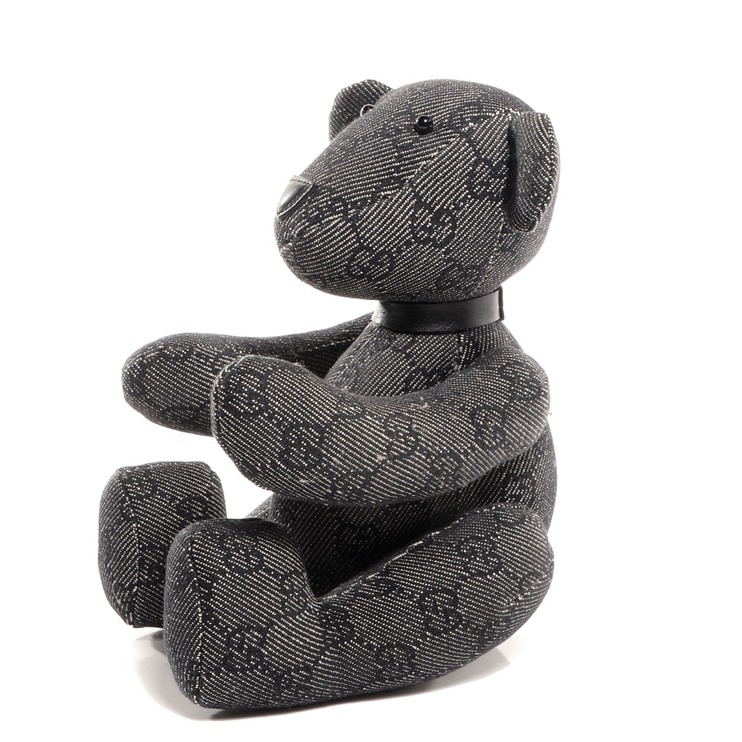 Gucci Monogram Stuffed Teddy Bear Black 5 of 5