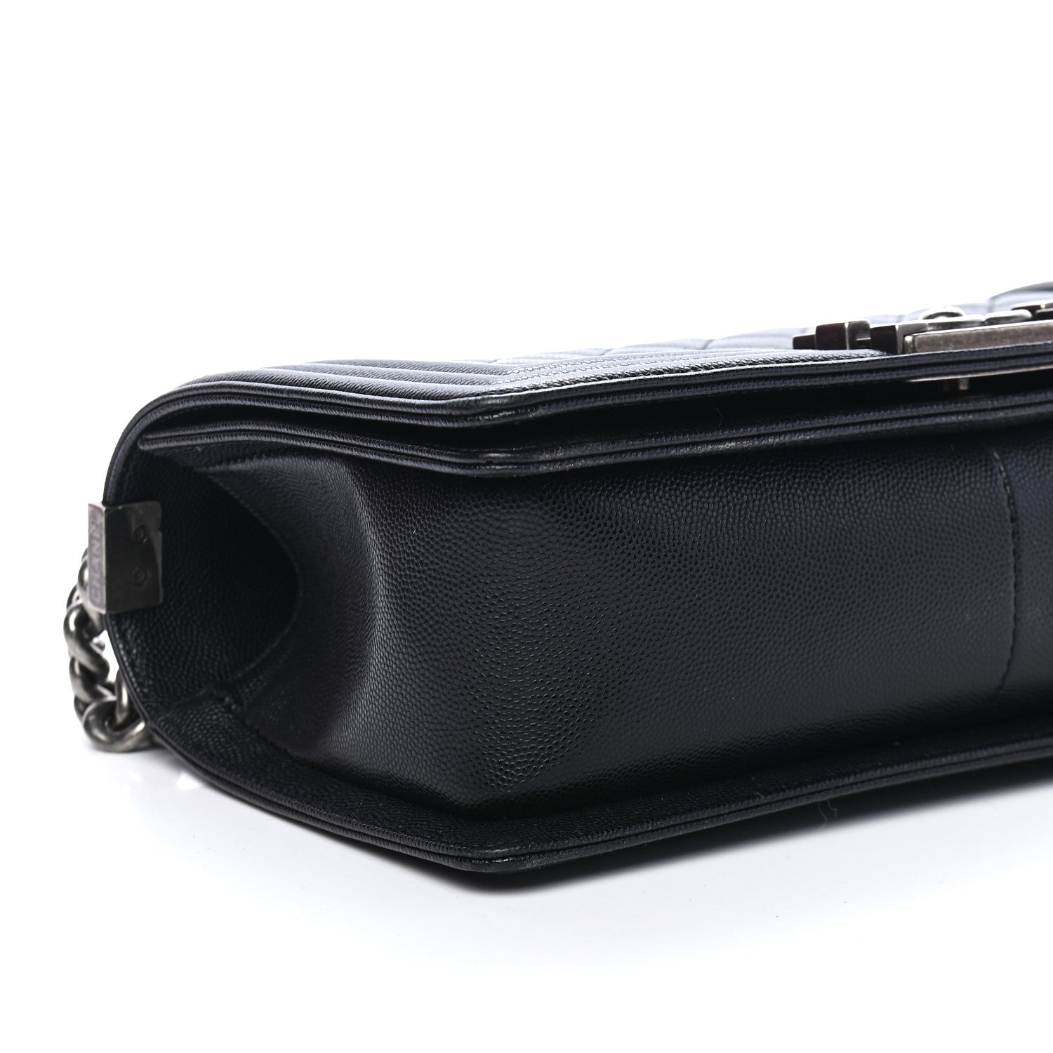 Chanel Caviar Quilted Medium Boy Flap Black 8 of 9
