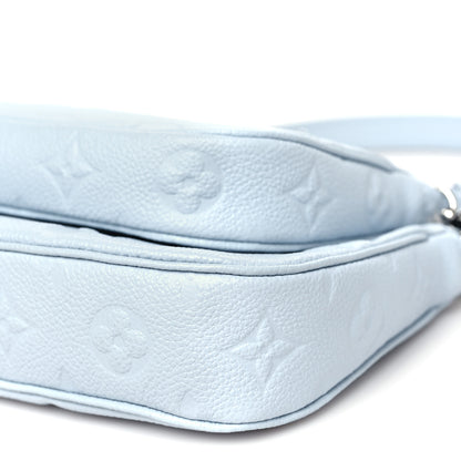 Louis Vuitton Empreinte Monogram Giant Multi Pochette Accessories Blue Hour 9 of 9