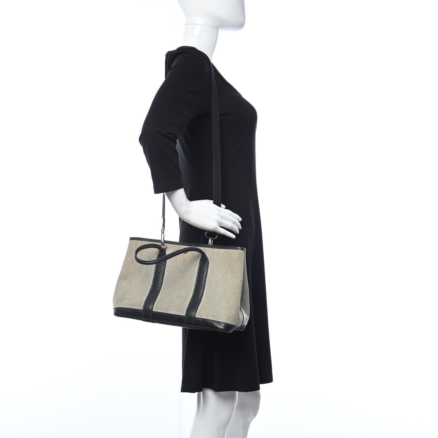 Hermes Buffle Skipper Toile Garden Party 30 TPM Black 2 of 10