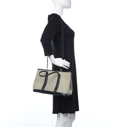 Hermes Buffle Skipper Toile Garden Party 30 TPM Black 2 of 10