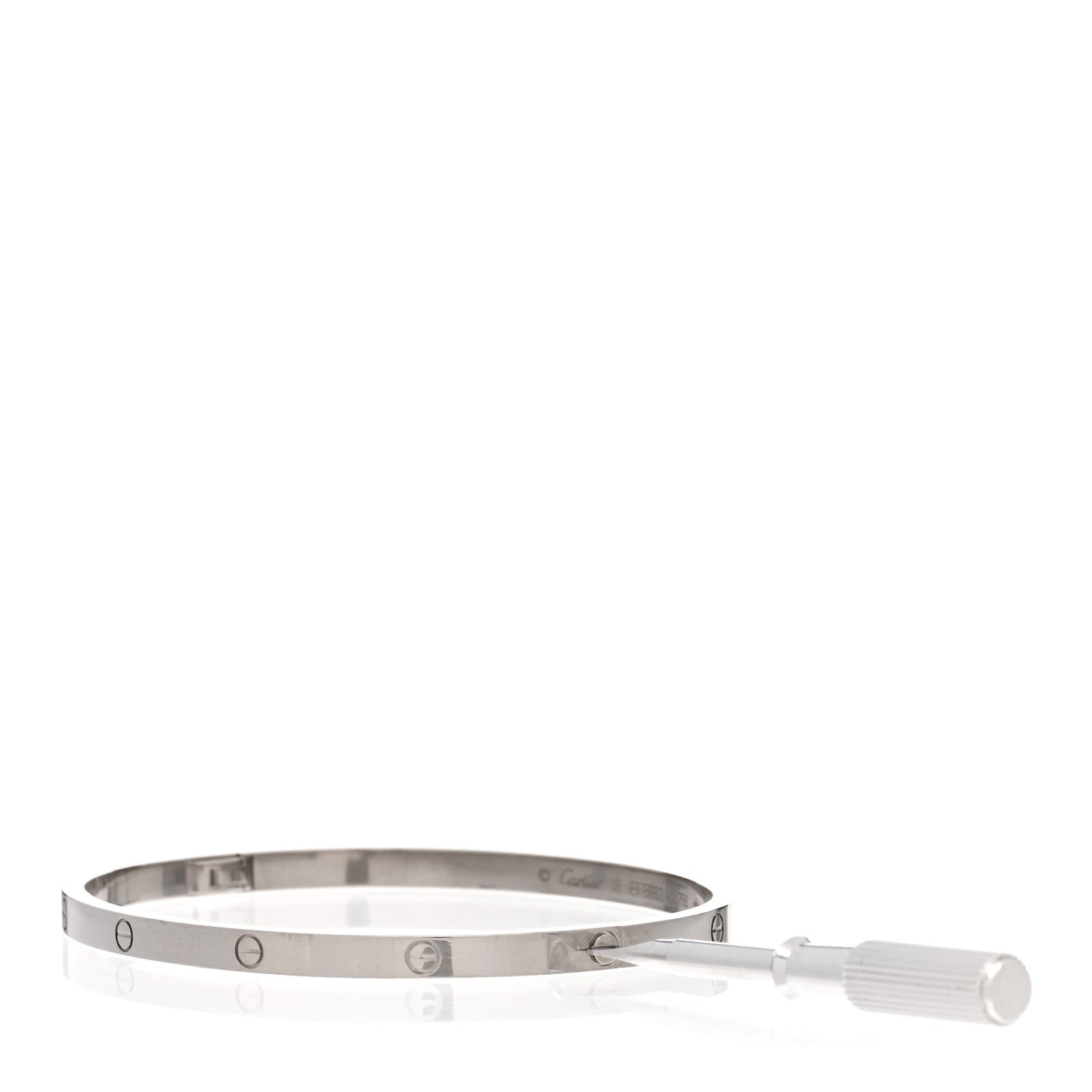 18K White Gold Small LOVE Bracelet 18