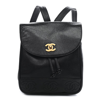Chanel Caviar CC Backpack Black 1 of 9