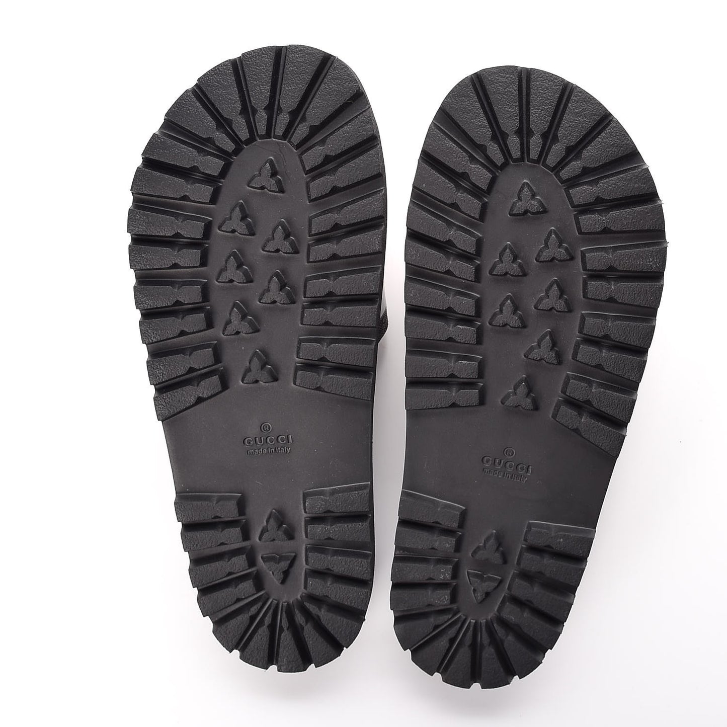 Rubber Web Mens Lug Sole Slide Sandals 11 Black Green Red
