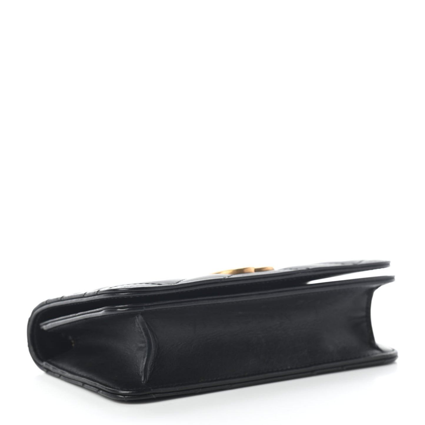 Calfskin Matelasse GG Marmont Mini Bag Black