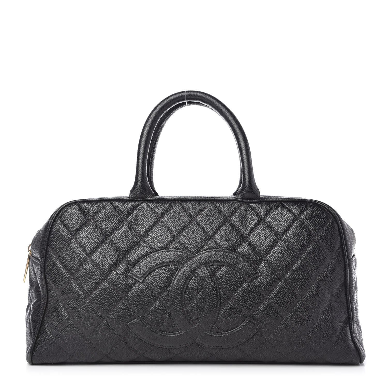 Chanel Caviar Quilted Large Bowler Black 1 of 10