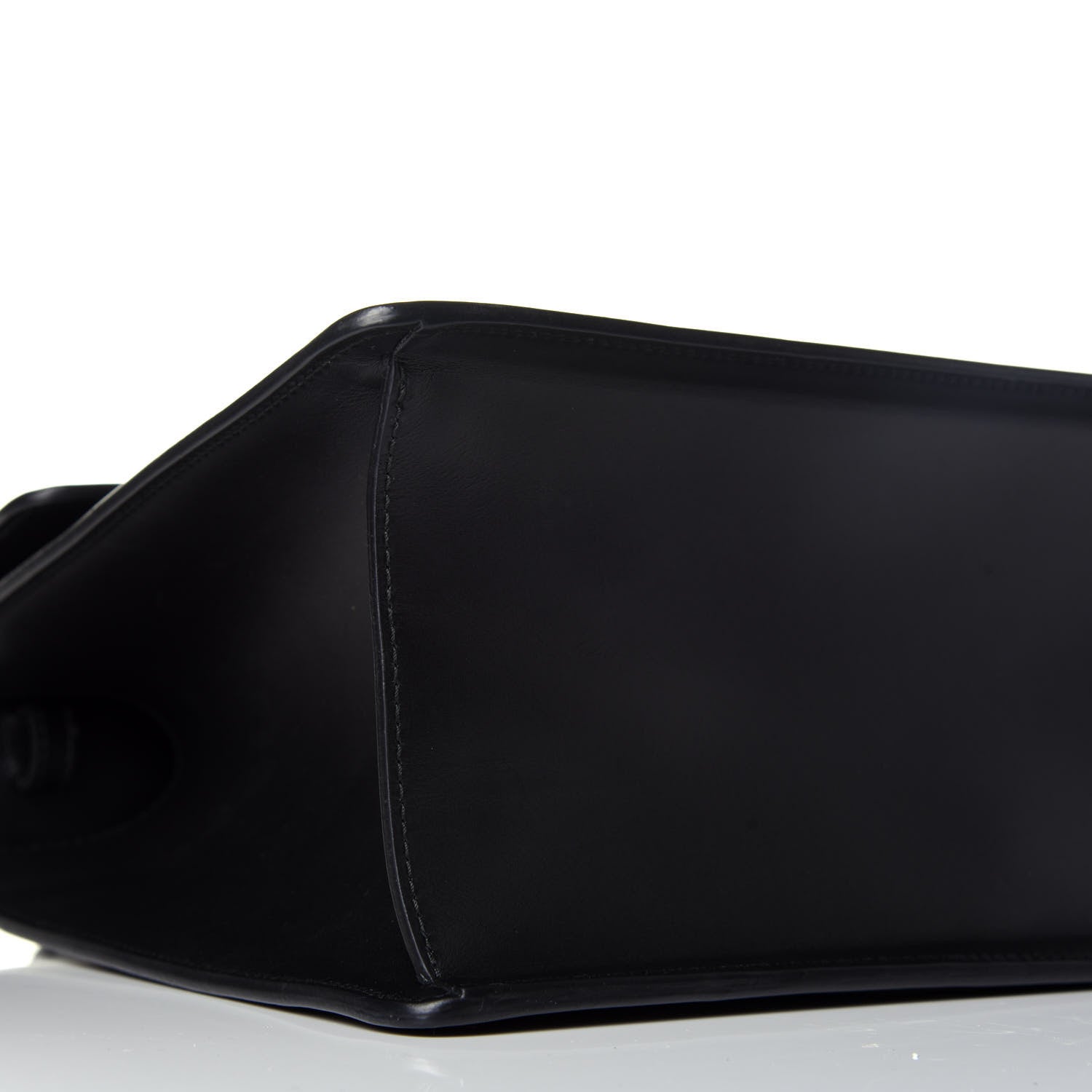Gucci Calfskin Medium Sylvie Top Handle Bag Black 9 of 10