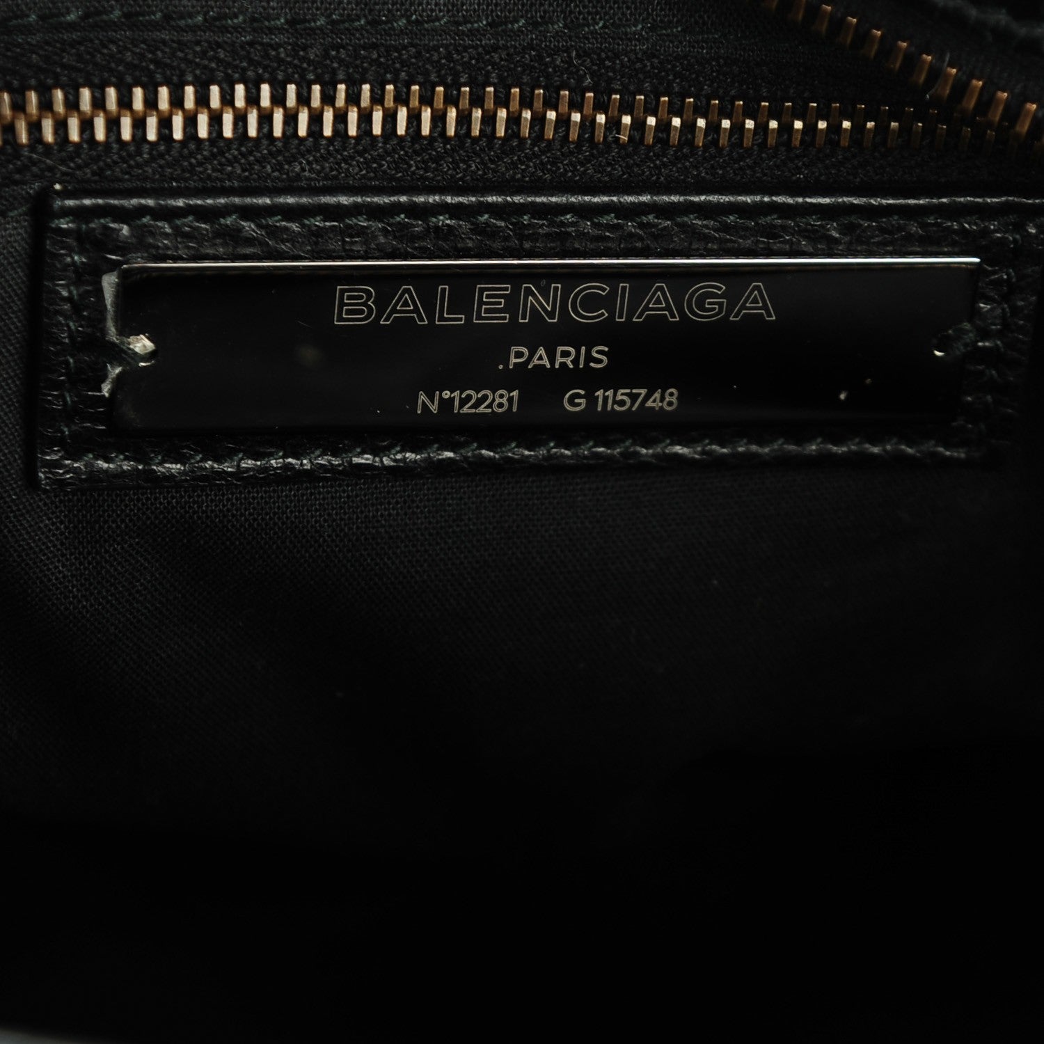Balenciaga Agneau Classic Hardware City Black 7 of 8