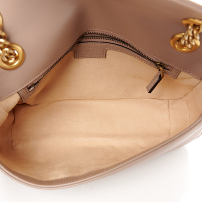 Gucci Calfskin Matelasse Small GG Marmont Shoulder Bag Porcelain Rose 5 of 11