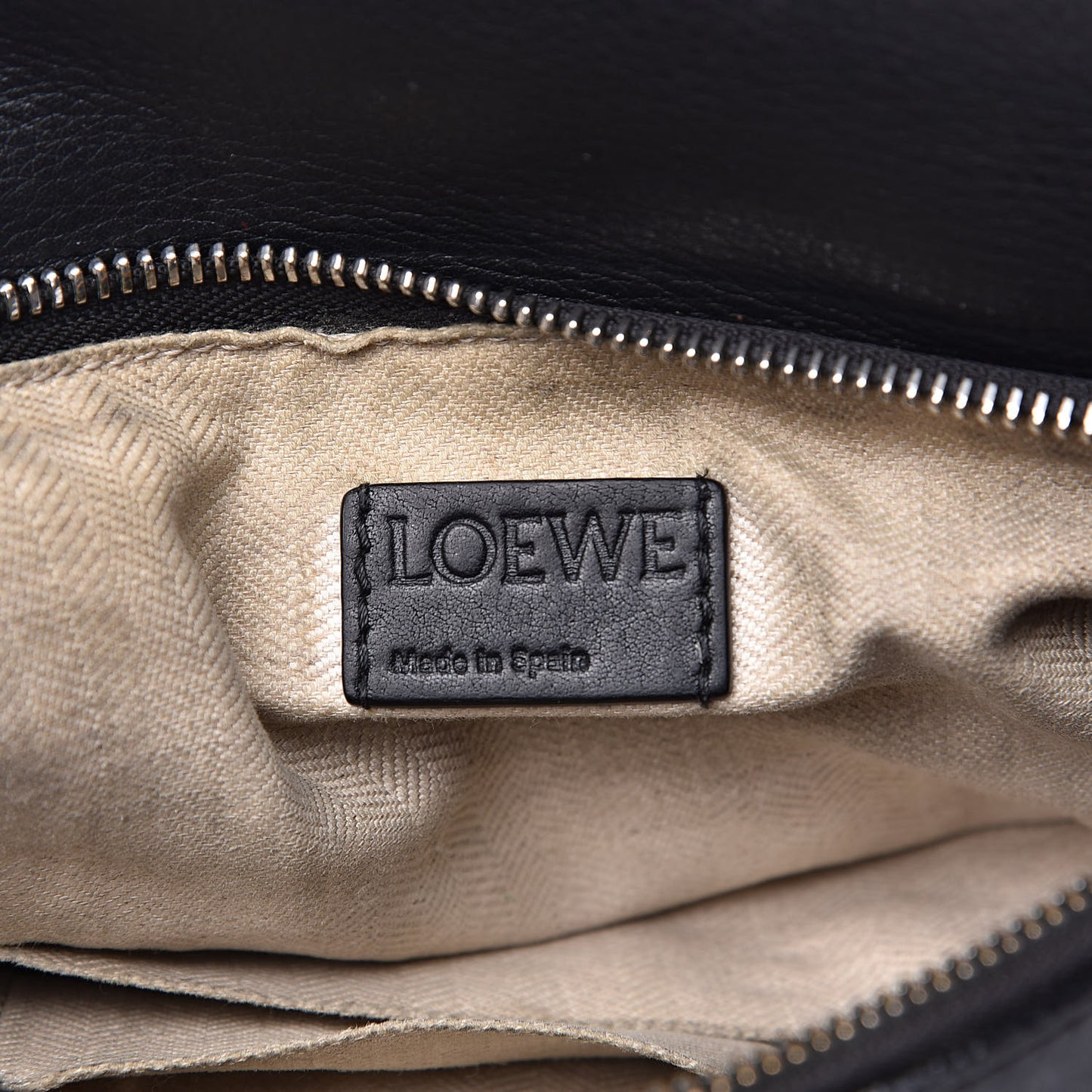 Calfskin Small Puzzle Bag Black