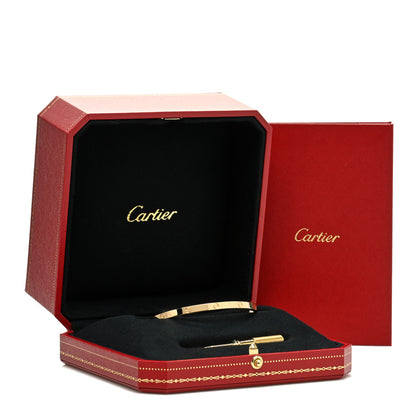 Cartier 18K Yellow Gold Small LOVE Bracelet 17 5 of 5