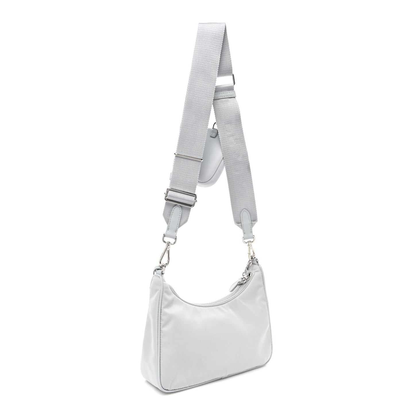 Re-Nylon Saffiano Re-Edition 2005 Shoulder Bag Fiordaliso