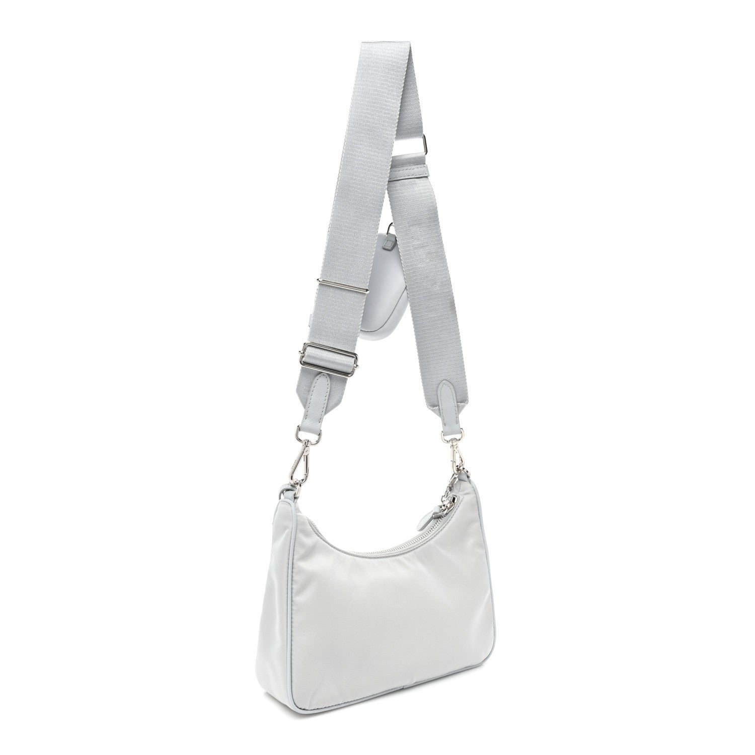 Prada Re-Nylon Saffiano Re-Edition 2005 Shoulder Bag Fiordaliso 3 of 12