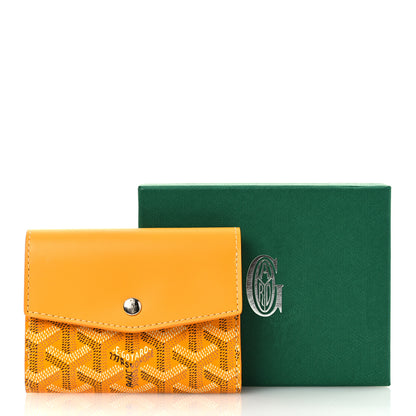 Goyard Goyardine Saint-Gabriel Compact Wallet Yellow 11 of 11