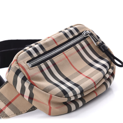 Burberry Nylon Vintage Check Small Cannon Bum Bag Archive Beige 4 of 8