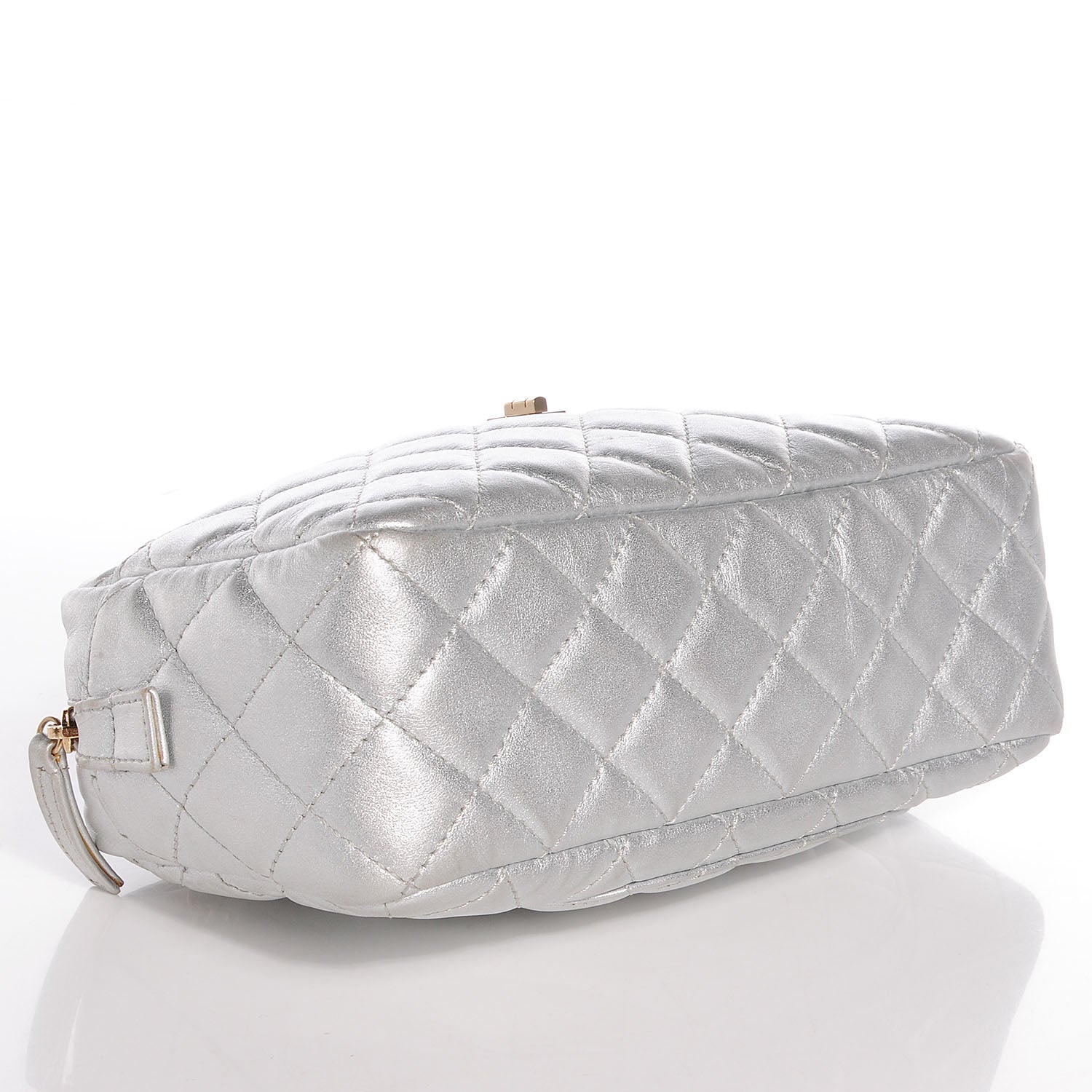 Chanel Calfskin Small Reissue Camera Case Metallic Silver 4 of 7