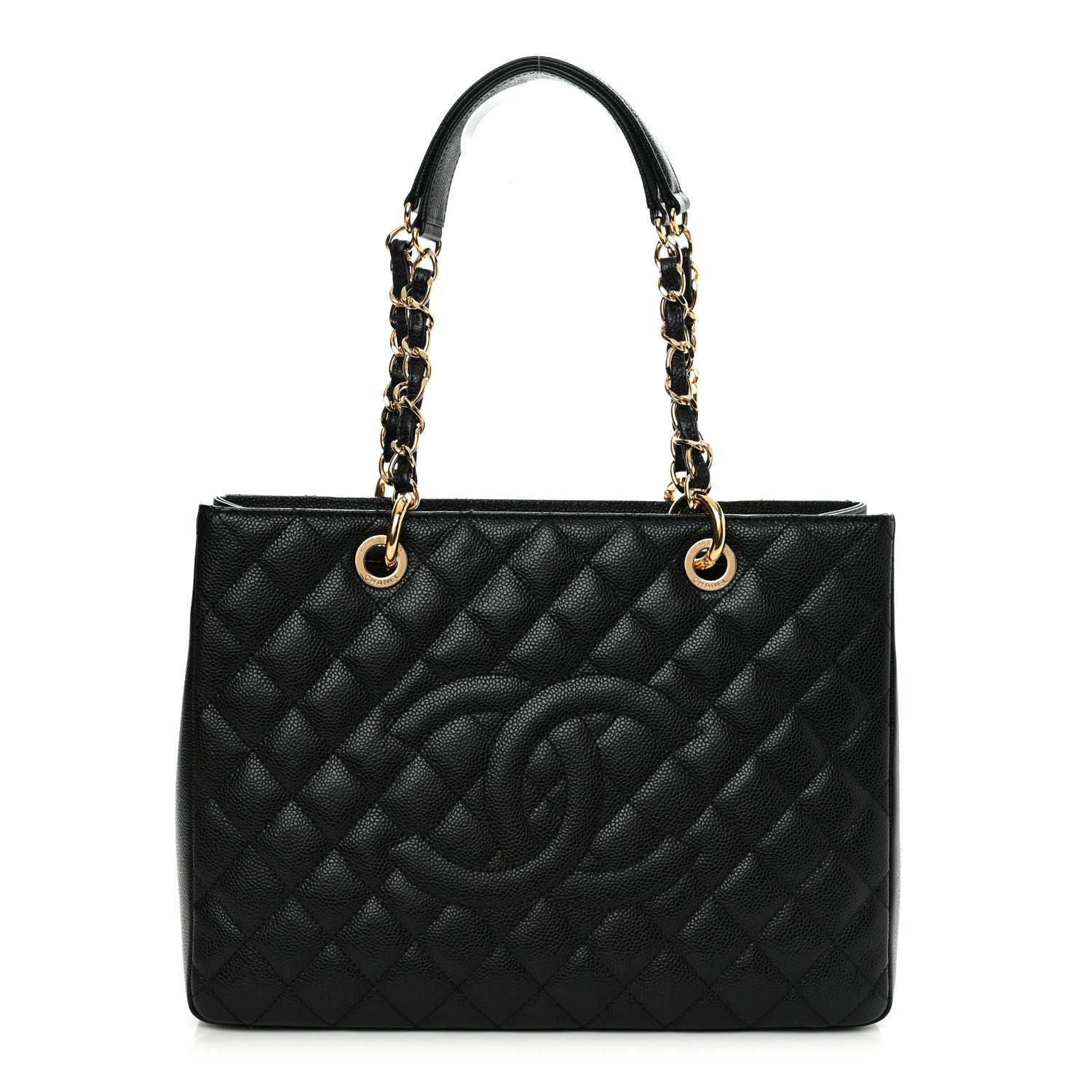 Chanel Caviar Quilted Grand Shopping Tote GST Black 1 of 13