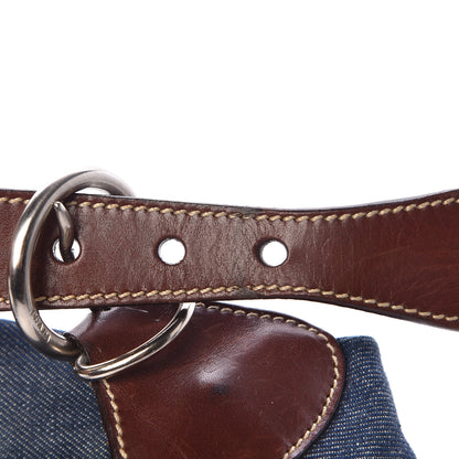 Prada Denim Shoulder Bag Avio 7 of 12