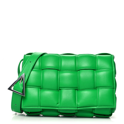 Bottega Veneta Nappa Maxi Intreccio Padded Cassette Crossbody Bag Grass 1 of 9