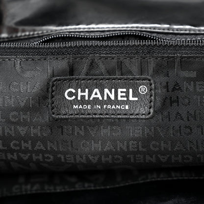 Chanel Vinyl XL Coco Cabas Black 7 of 14