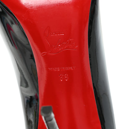 Christian Louboutin Patent So Kate 120 Pumps 38 Black 7 of 8