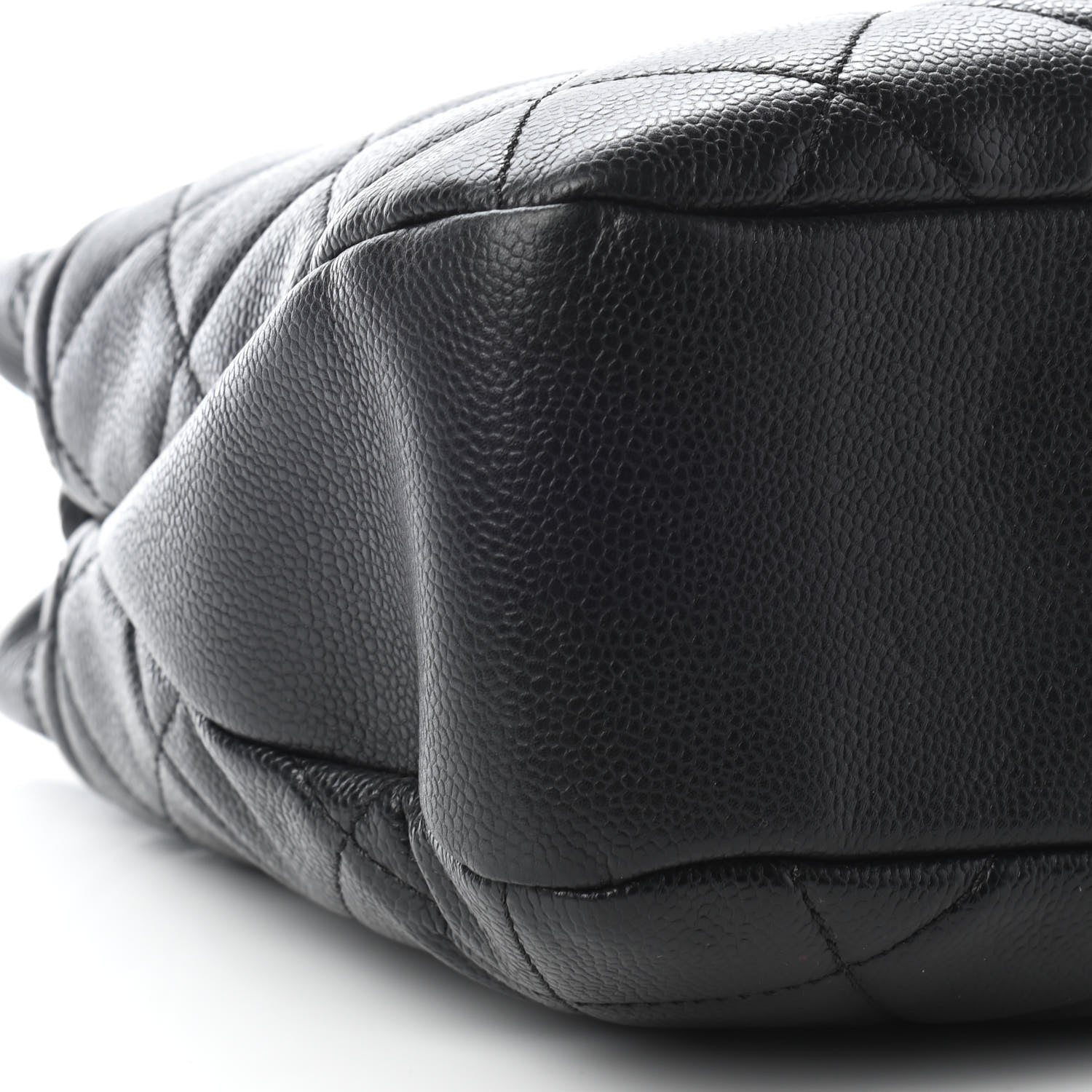 Chanel Caviar Quilted CC Timeless Soft Tote Black 8 of 10