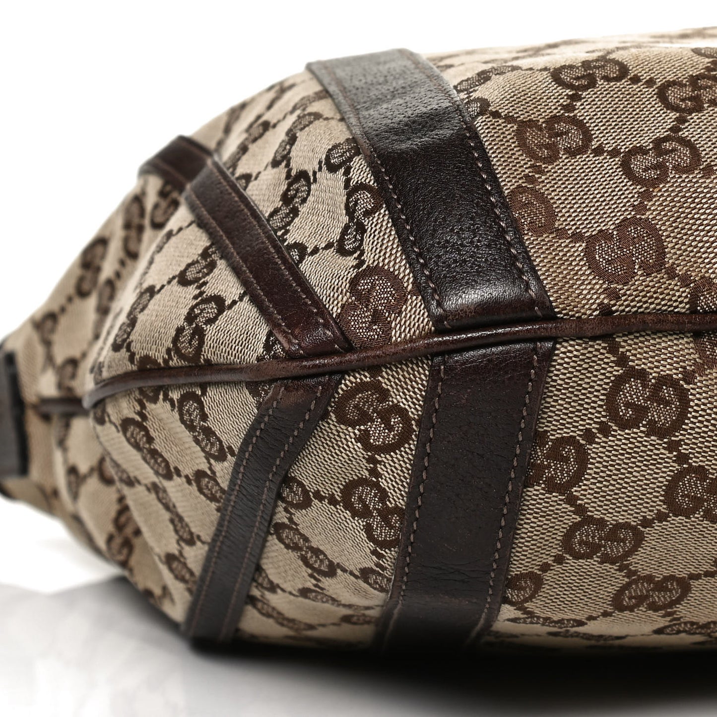 Monogram Medium Abbey Convertible Tote Dark Brown