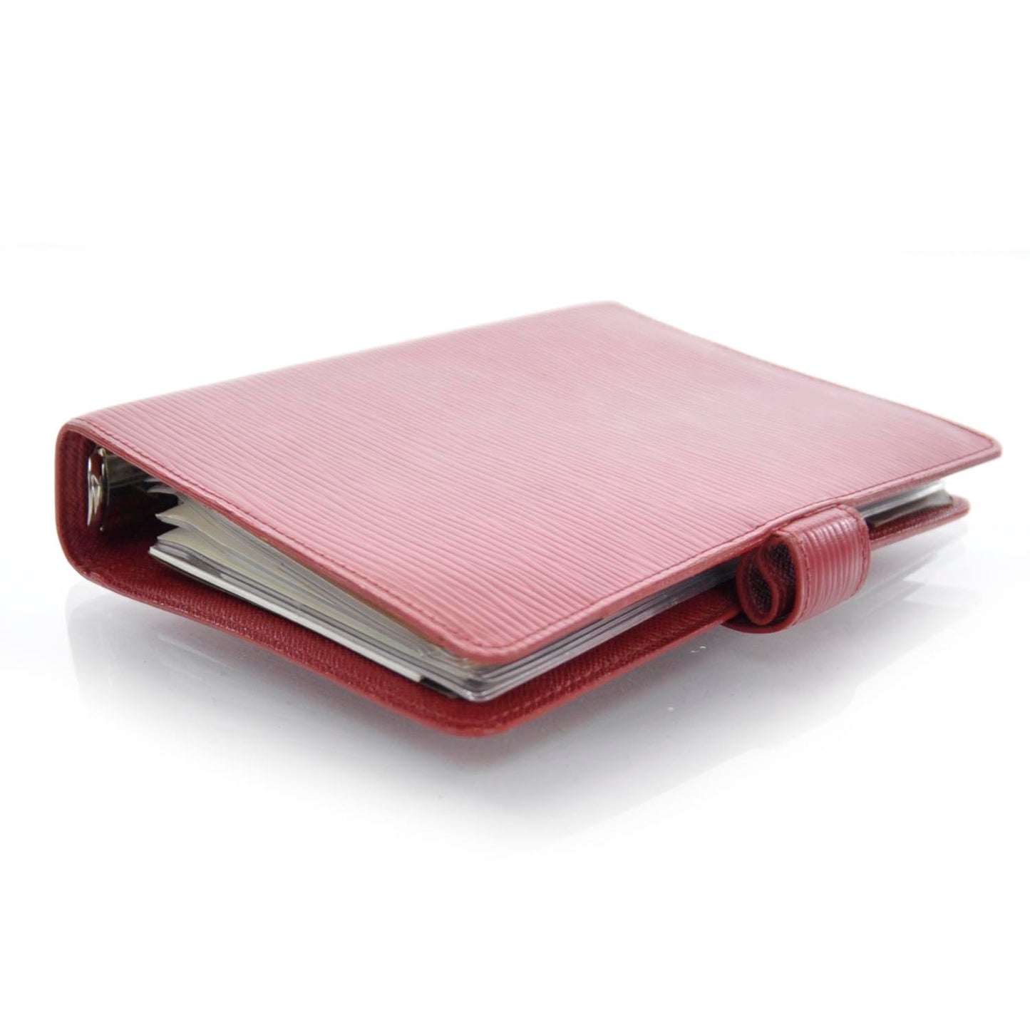 Epi Medium Ring Agenda Cover Red