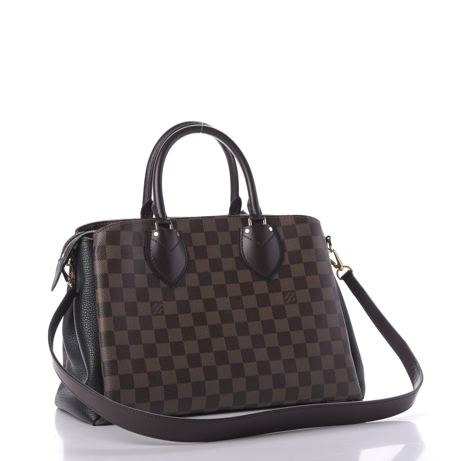 Louis Vuitton Cuir Taurillon Damier Ebene Normandy Black 4 of 10