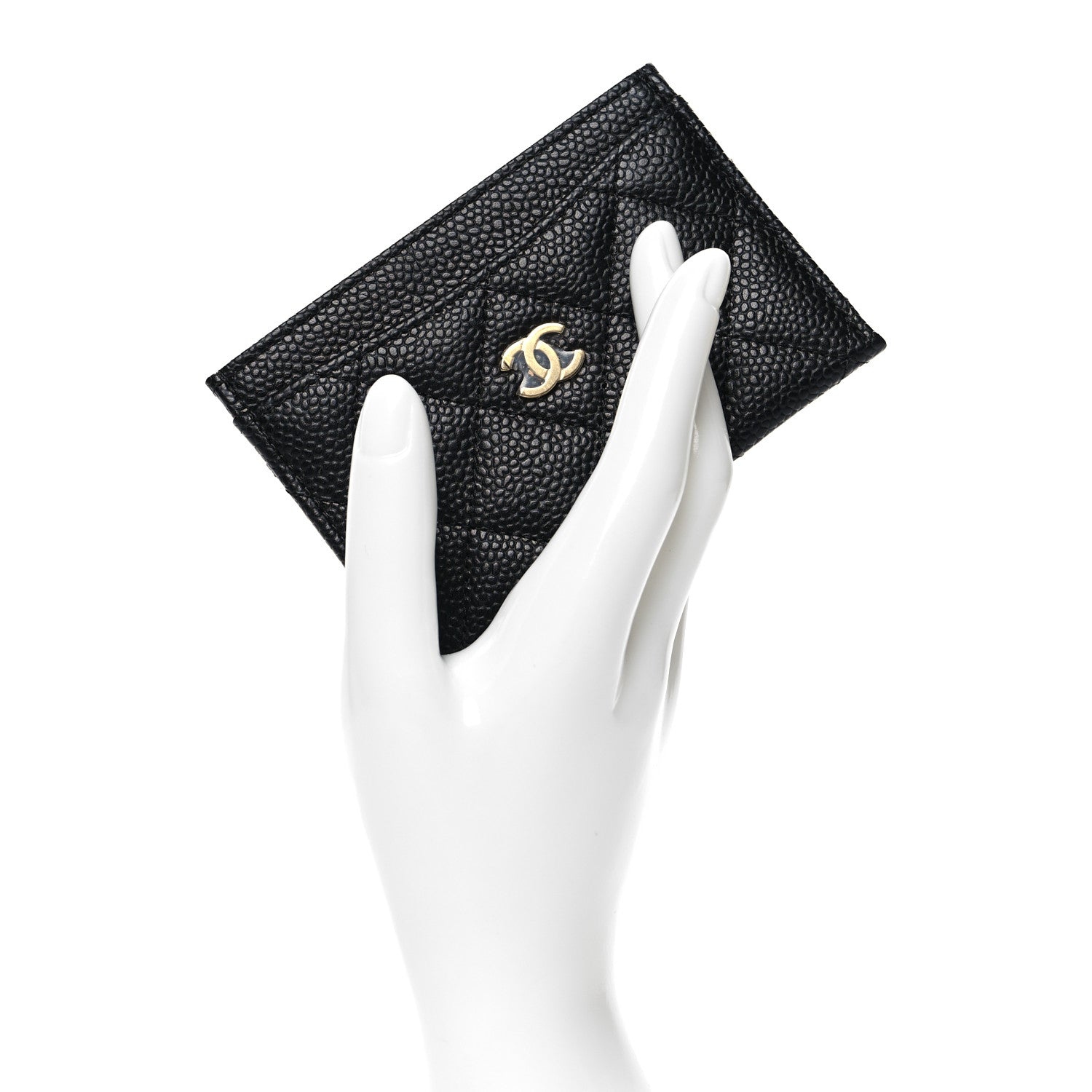 Chanel Caviar Quilted Card Holder Black 2 of 9