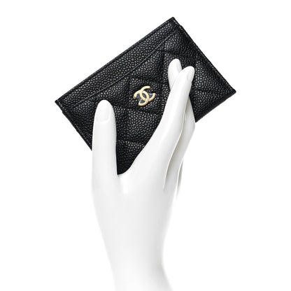 Chanel Caviar Quilted Card Holder Black 2 of 9