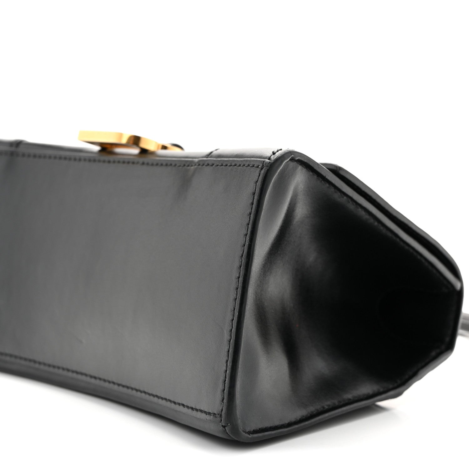 Balenciaga Shiny Box Calfskin Small Hourglass Top Handle Bag Black 11 of 15