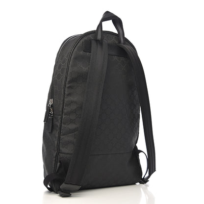 Gucci Nylon Monogram Slim Backpack Black 2 of 9