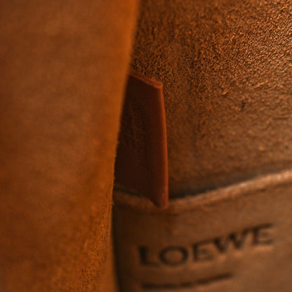 Loewe Calfskin Perforated Anagram Gate Bucket Bag Kaolin Tan 7 of 11