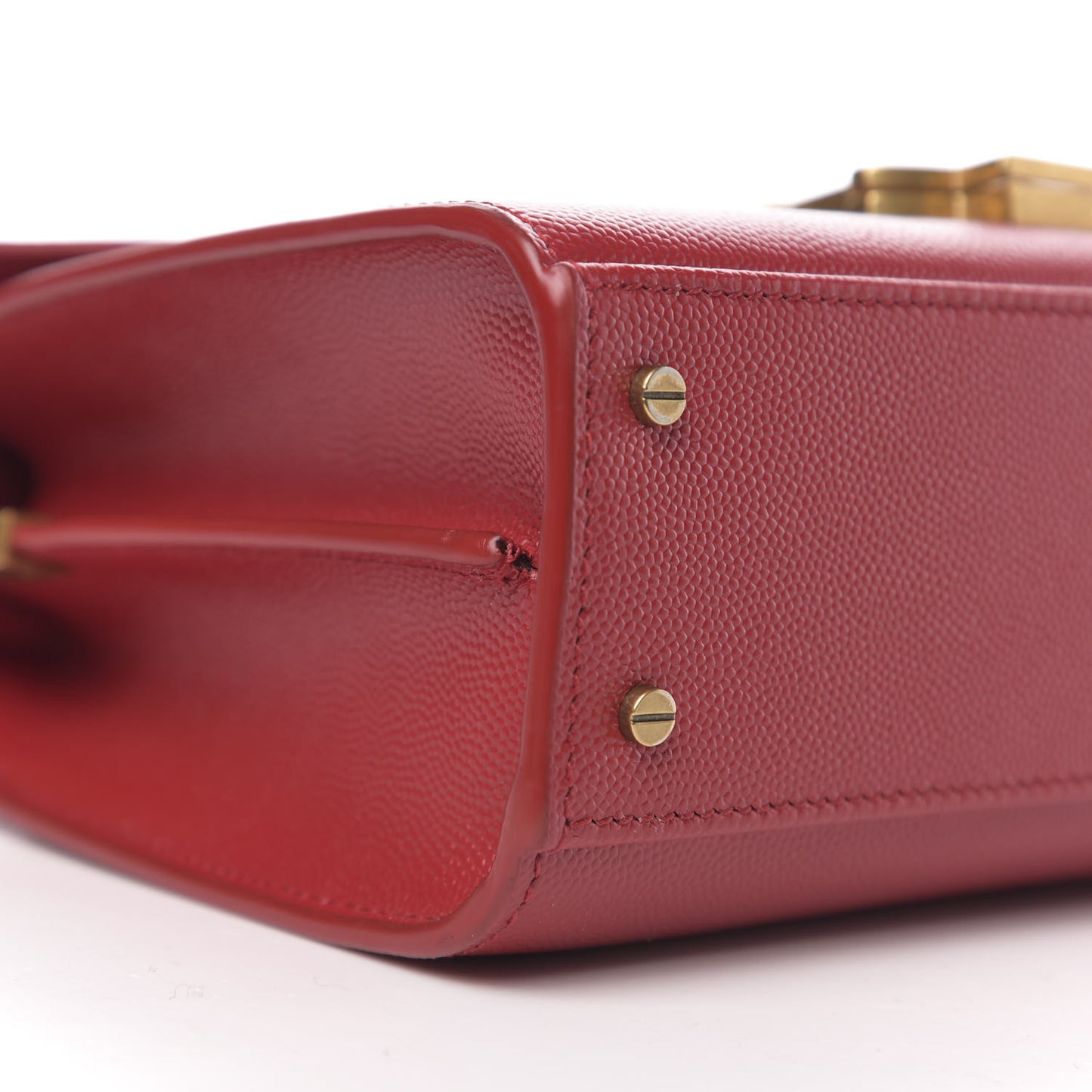 Grain de Poudre Mini Classic Monogram Cassandra Top Handle Red