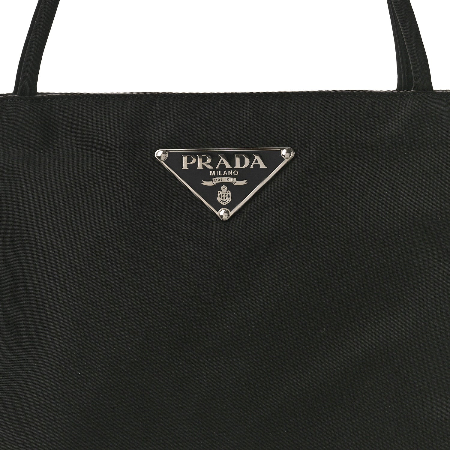 Prada Calfskin Tessuto Nylon Easy Shoulder Bag Black 9 of 10