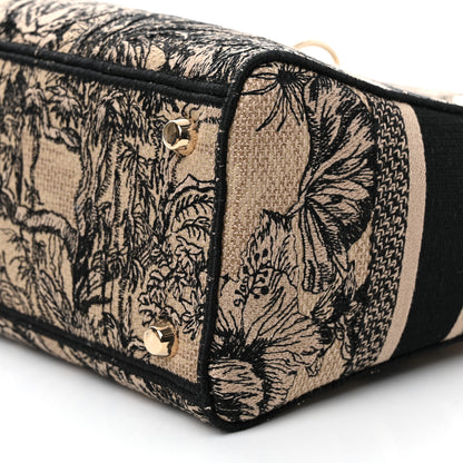 Christian Dior Toile de Jouy Voyage Embroidered Medium Lady D-Lite Beige Multicolor 10 of 15