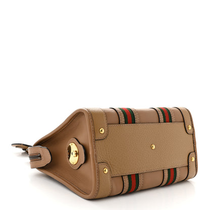 Gucci Koi Calfskin Small Bauletto Duffle Top Handle Bag Camel 4 of 12