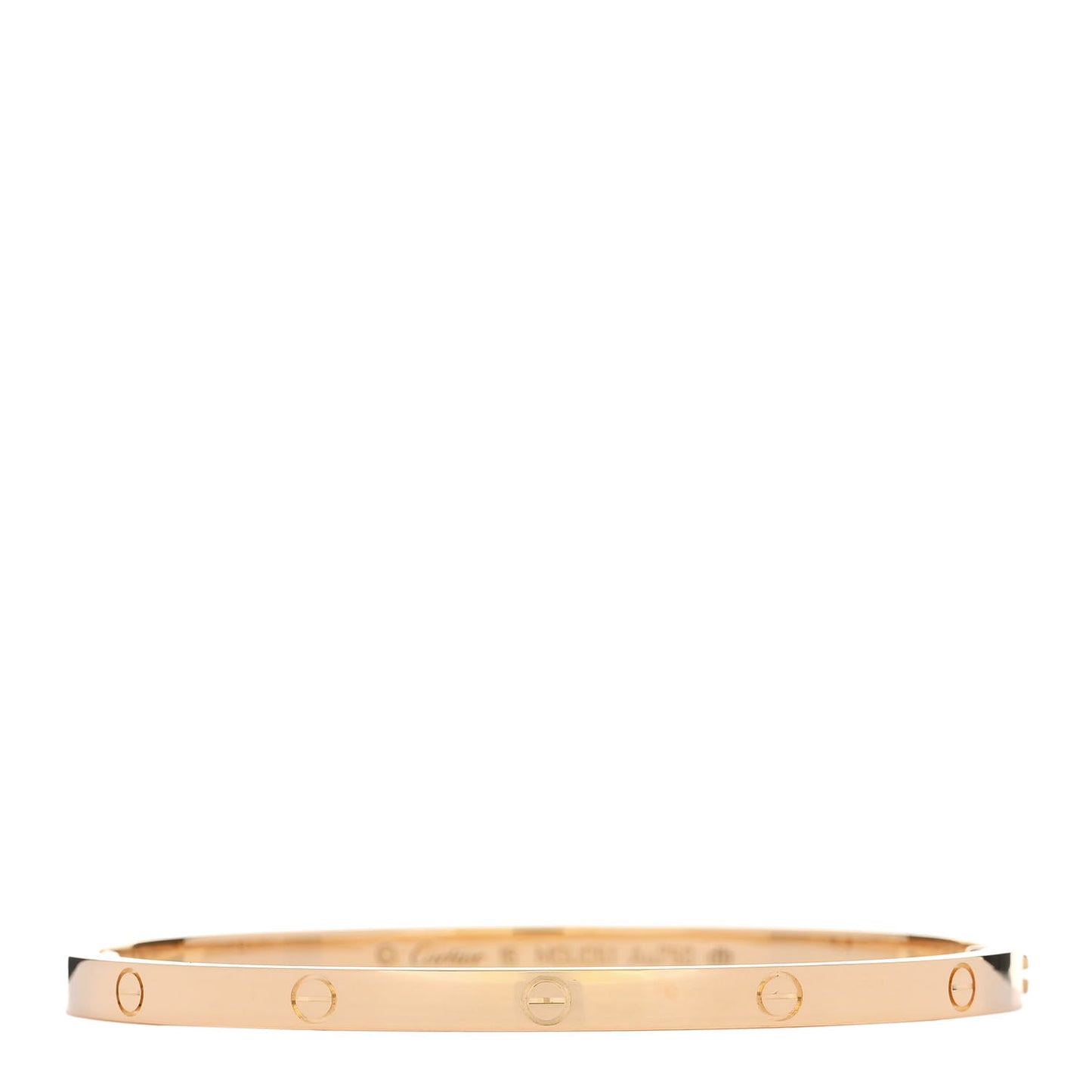 18K Yellow Gold Small LOVE Bracelet 16