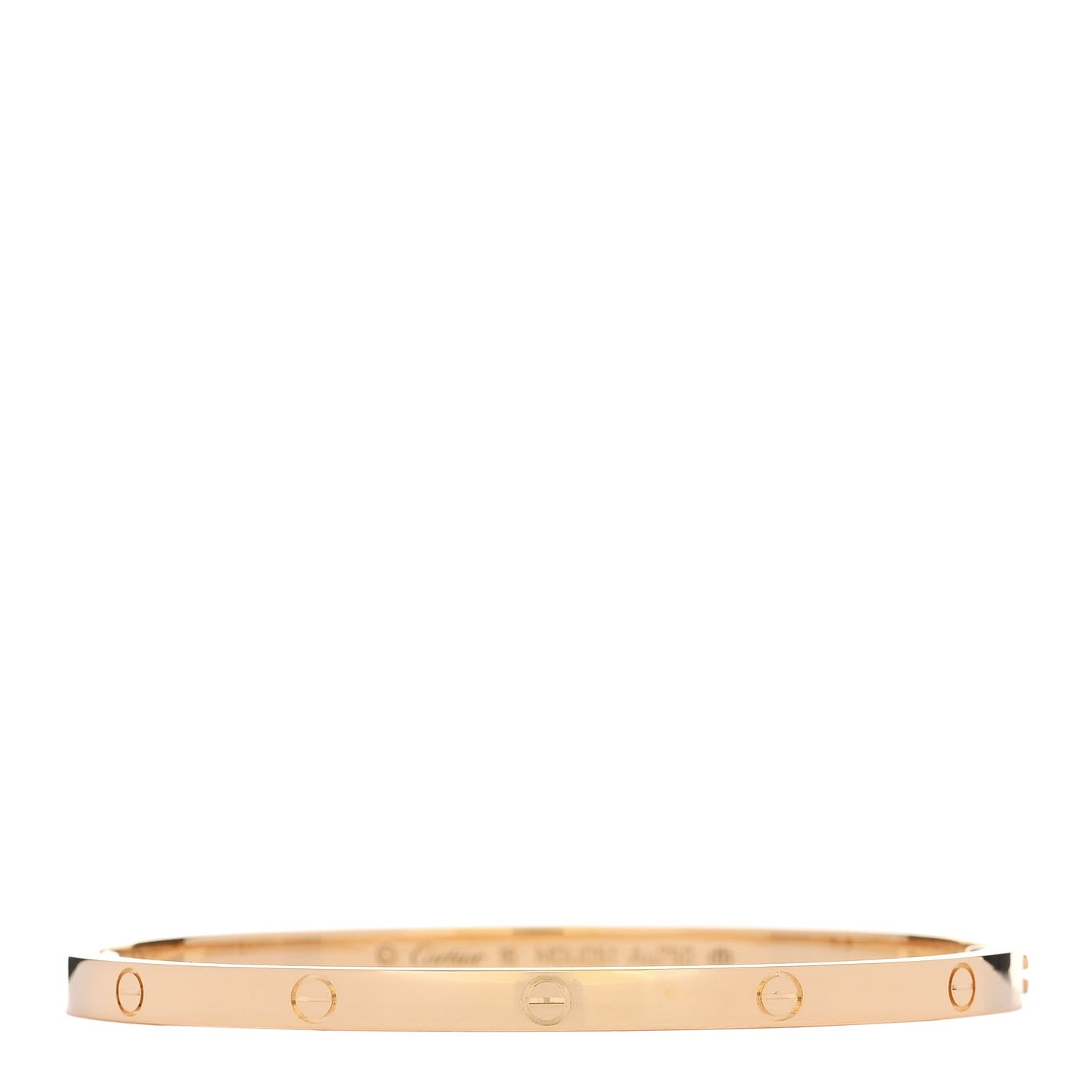 Cartier 18K Yellow Gold Small LOVE Bracelet 16 1 of 8