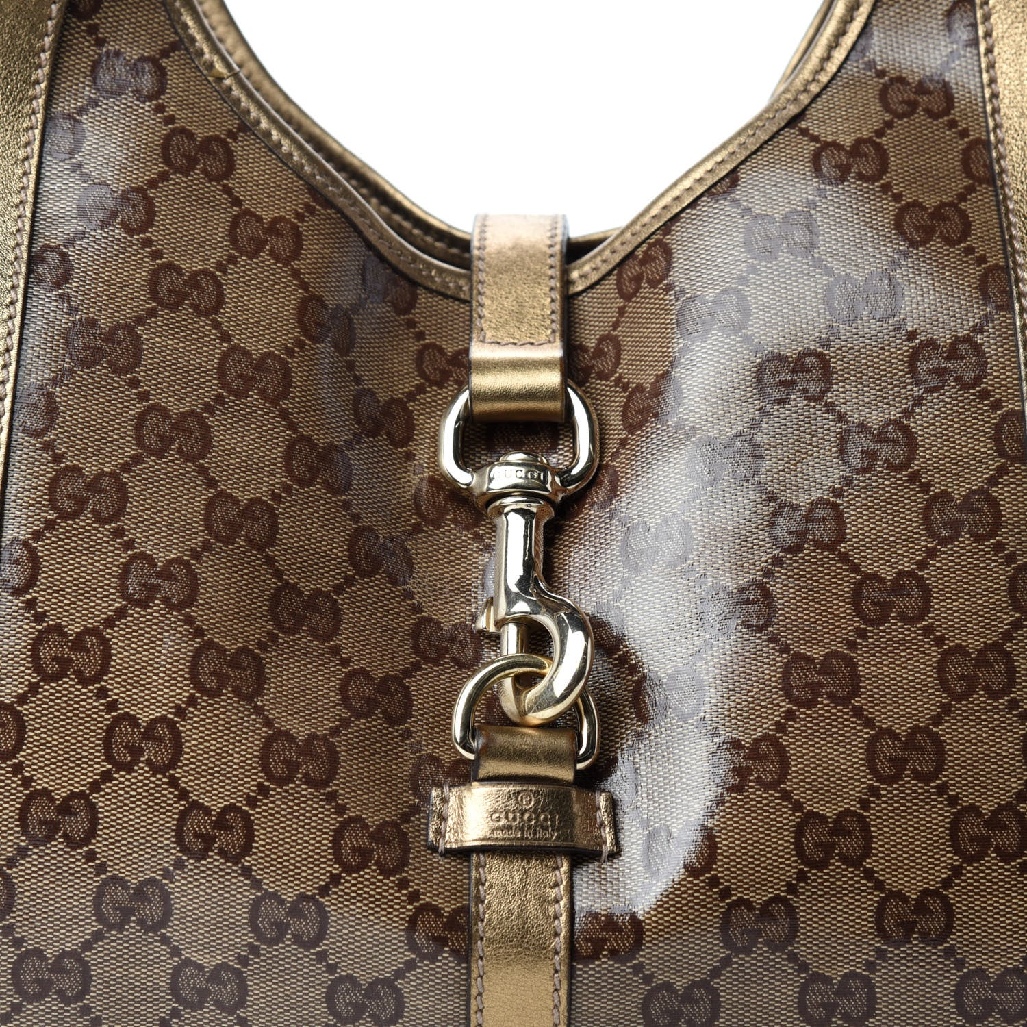 Gucci Crystal Monogram Medium Joy Shoulder Bag Bronze 12 of 12