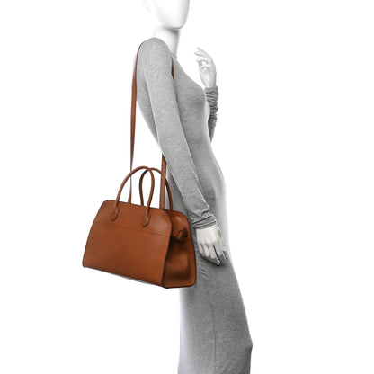 The Row Polished Saddle Calfskin Soft Margaux 12 Cuir 2 of 10