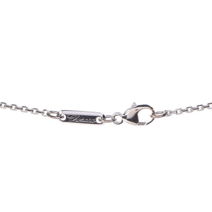 Chopard 18K White Gold Happy Diamonds Floating Heart Pendant Necklace 5 of 6
