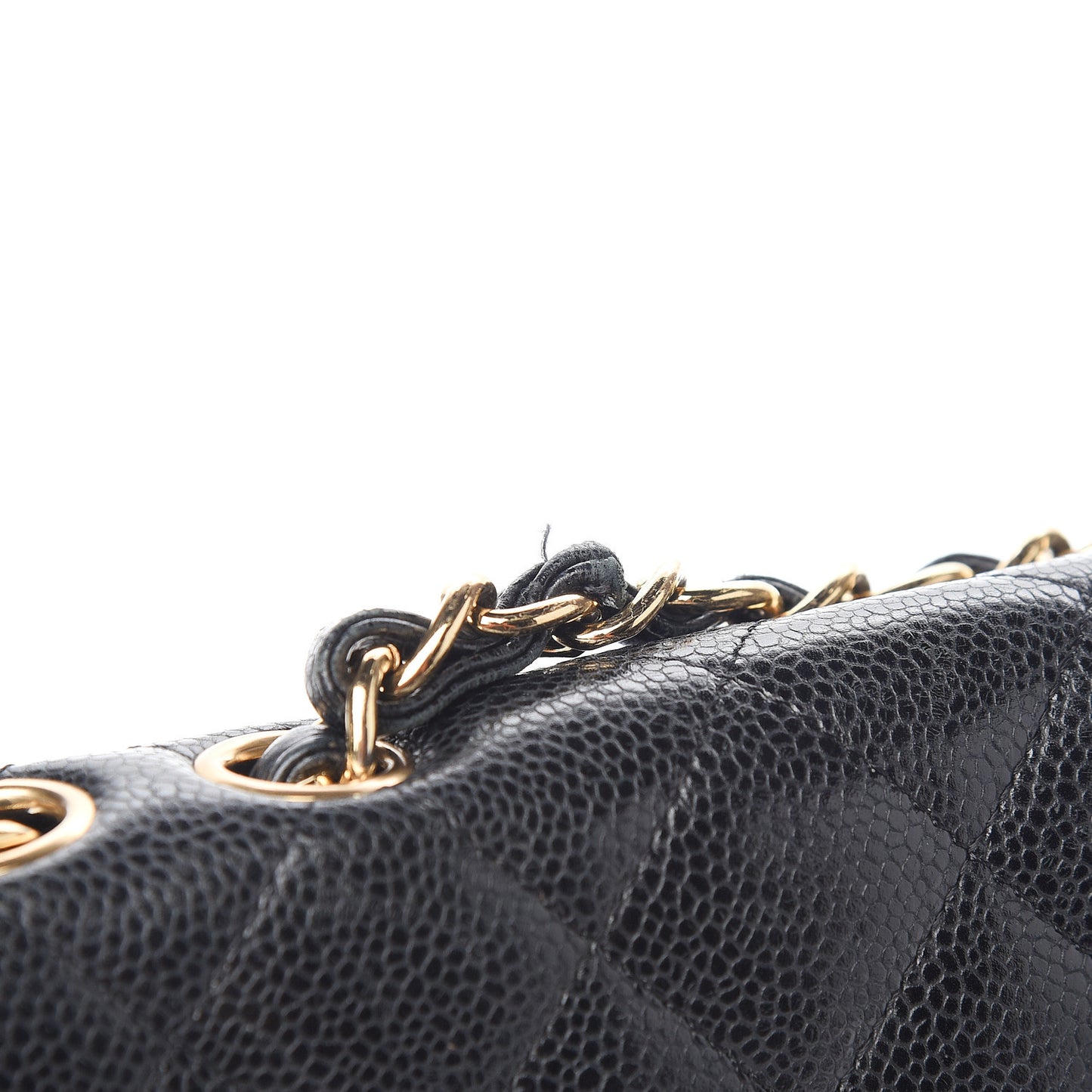 Caviar Quilted Jumbo Single Flap Black