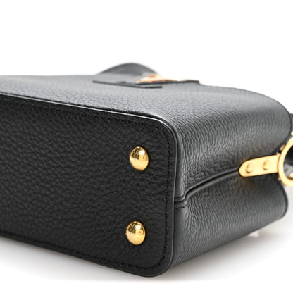 Louis Vuitton Taurillon Mini Capucines Black 9 of 10